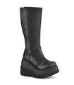 SHAKER-65WC Plateau Stiefel - Schwarz Matt | DemoniaCult