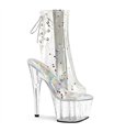 ADORE-1018C-2 Plateau Stiefel - Transparent | Pleaser
