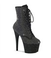 ADORE-1020RM Platform Ankle Boots - Black | Pleaser