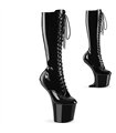CRAZE-2023 Platform Boots - Black Patent | Pleaser