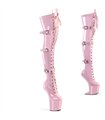 CRAZE-3028 Plateau Overknee Boots- Pink Lack | Pleaser