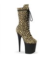 FLAMINGO-1050LP Extrem Plateau Heels - Leopardenmuster Samt | Pleaser
