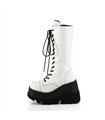 SHAKER-72 Plateau Stiefel - Weiß | Demonia
