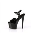 PASSION-709 Plateau Sandalette - Schwarz | Pleaser
