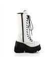 SHAKER-72 Plateau Stiefel - Weiß | Demonia
