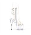 ADORE-1018C-2 Plateau Stiefel - Transparent | Pleaser
