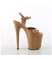 FLAMINGO-809 High Heels Sandalette - Beige | Pleaser
