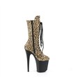 FLAMINGO-1050LP Extrem Plateau Heels - Leopardenmuster Samt | Pleaser
