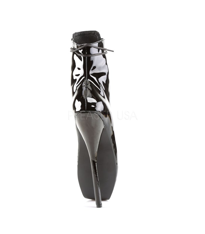 Fetish Heels BALLET-1020 - Lack Schwarz