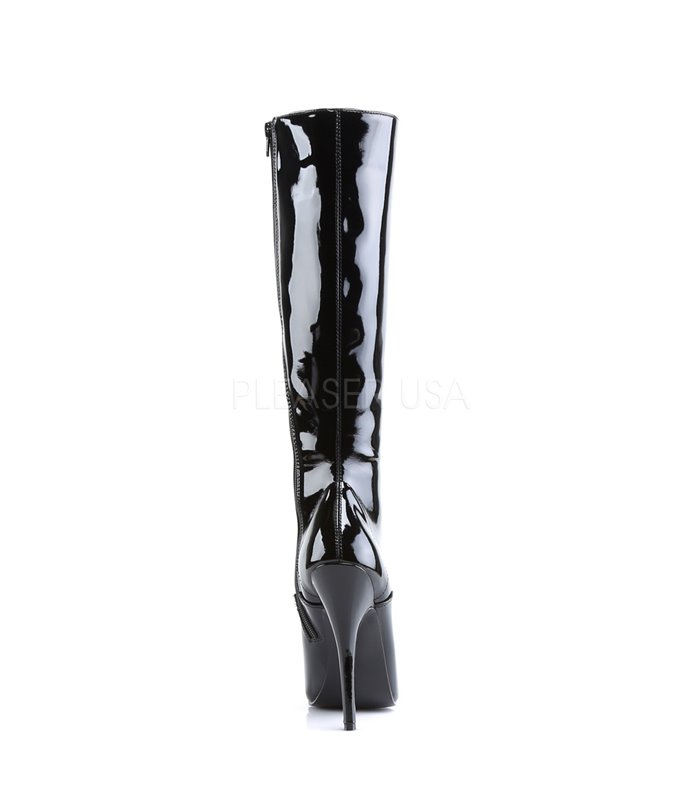 Extrem High Heels DOMINA-2020 - Lack Schwarz