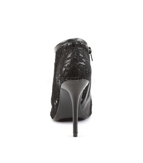 Peep Toe Bootie AMUSE-56 - Schwarz
