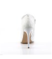 Peep Toe Bootie AMUSE-56 - Ivory Weiß