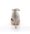 D'Orsay Pumps COVET-03 - Nude Glitter