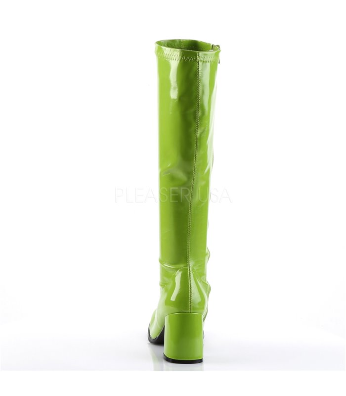 Retro Stiefel GOGO-300 - Lack Lime