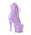 ADORE-1020 Plateau Stiefelette - Violett Lack | Pleaser