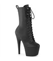 ADORE-1049WR Platform Boots - Black Matt | Pleaser