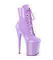 FLAMINGO-1020 Plateau Stiefel - Violett Lack | Pleaser