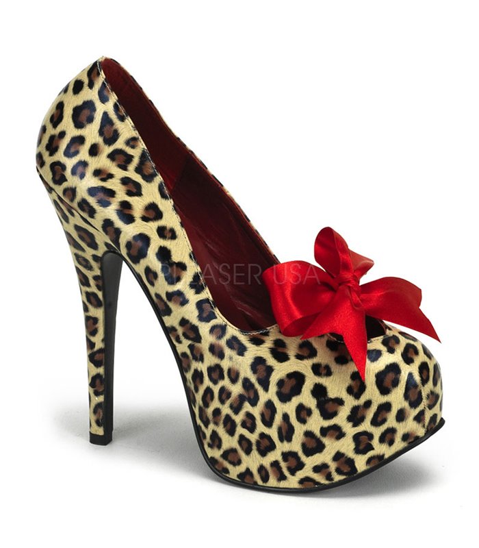 Leo High Heels TEEZE-12 - Leopard