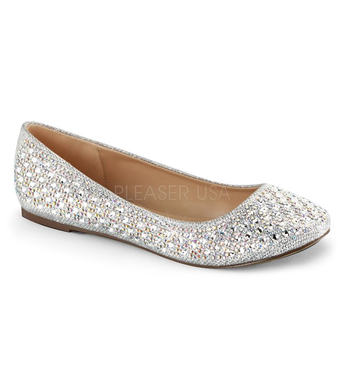 Fabulicious Ballerinas TREAT-06 Silber