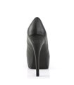 Plateau Pumps TEEZE-06W - PU Schwarz (Weit)