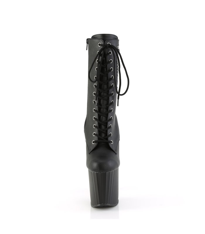 ENCHANT-1040PK Plateau Stiefel - Schwarz Matt | Pleaser