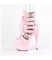 ADORE-1013MST Plateau Stiefelette - Rosa Lack | Pleaser