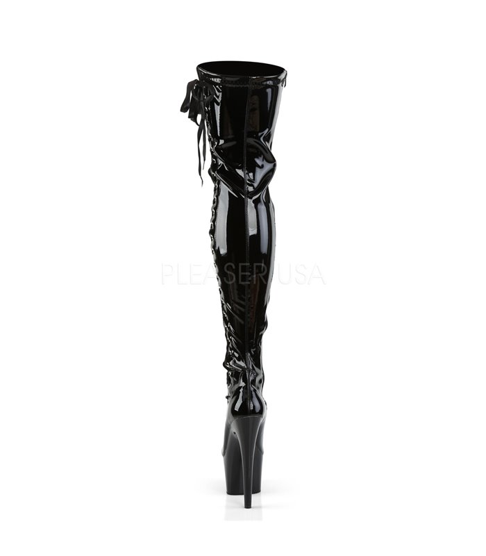 Plateau Overknee Stiefel ADORE-3050 - Lack