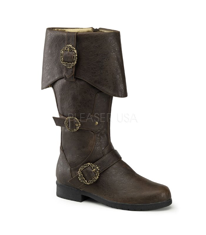 Piratenstiefel CARRIBEAN-299 - Braun