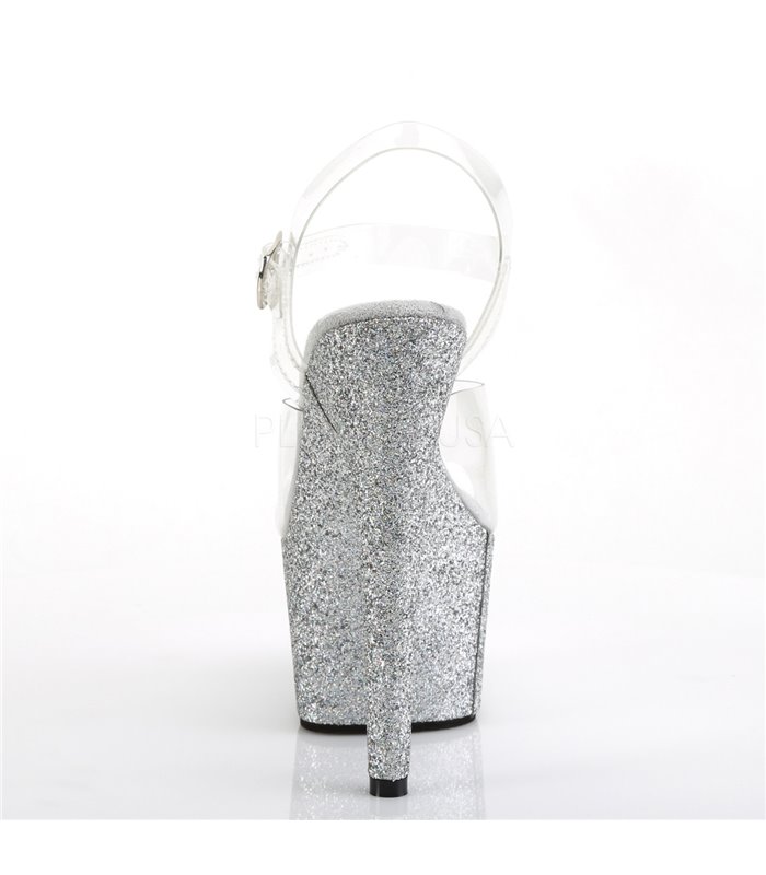 Plateau High Heels ADORE-708HMG - Silber