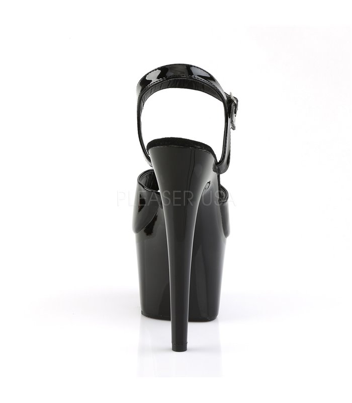 Plateau High Heels ADORE-709 - Lack Schwarz