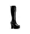 Plateau Stiefel EXOTICA-2020 - Lack Schwarz