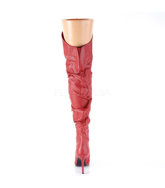 Overknee Stiefel CLASSIQUE-3011 - Rot