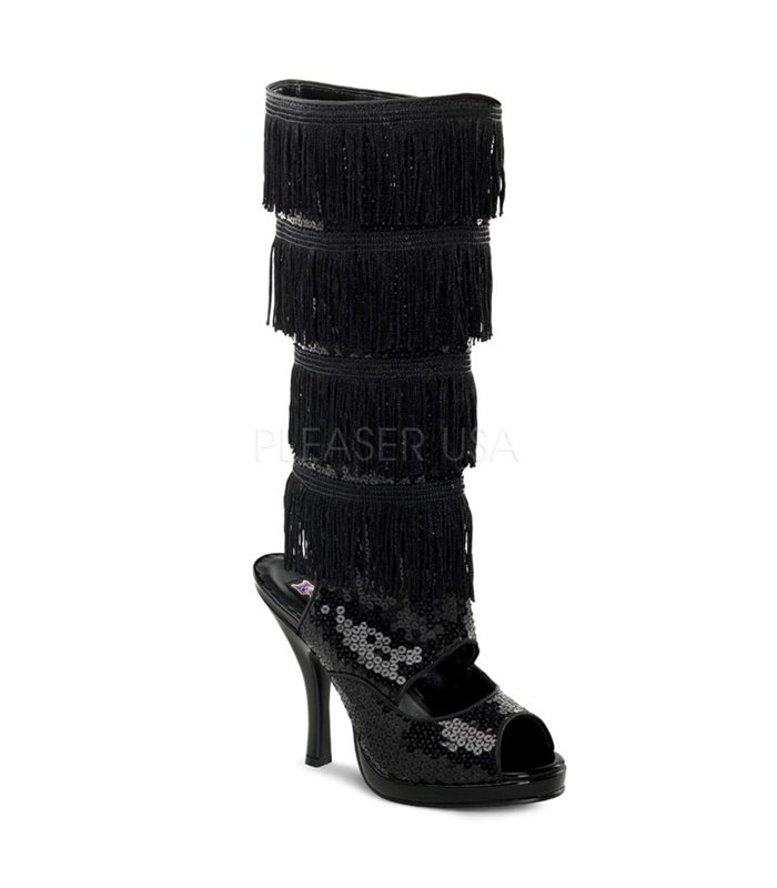 Kniestiefel Sandalette FLAPPER-168