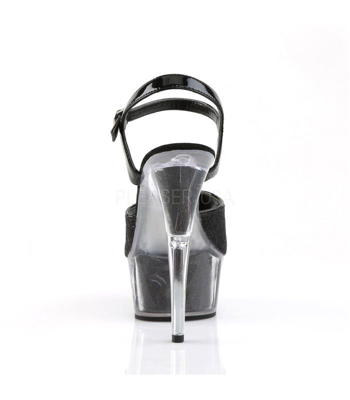 Plateau High Heels DELIGHT-609-5G - Schwarz