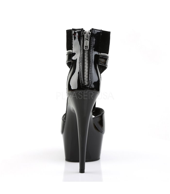 Plateau High Heels DELIGHT-690 - Schwarz