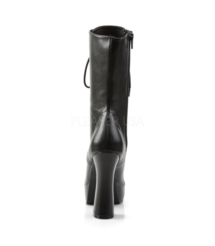 Plateau Stiefelette ELECTRA-1020 : PU Schwarz