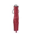Extrem Plateau Heels FLAMINGO-1021FS - Rot Samt
