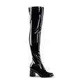 Overknee Stiefel GOGO-3000 - Lack Schwarz