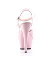 Plateau High Heels KISS-209 - Lack Baby pink