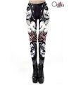 Day of the Dead Leggings Black 90509 | Ocultica