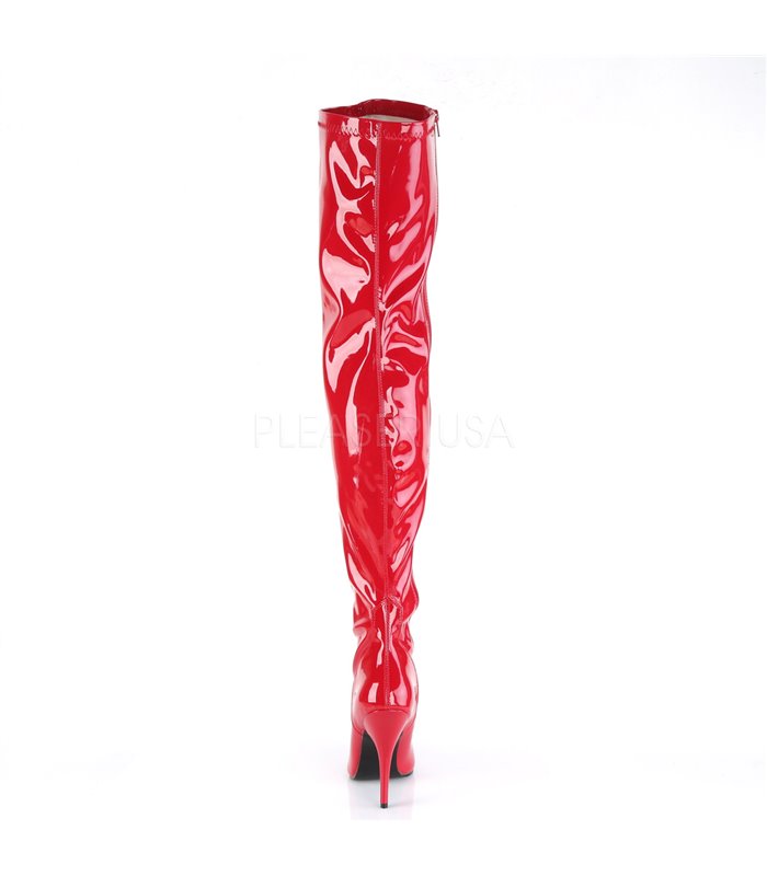 Overknee Stiefel SEDUCE-3000 - Lack Rot