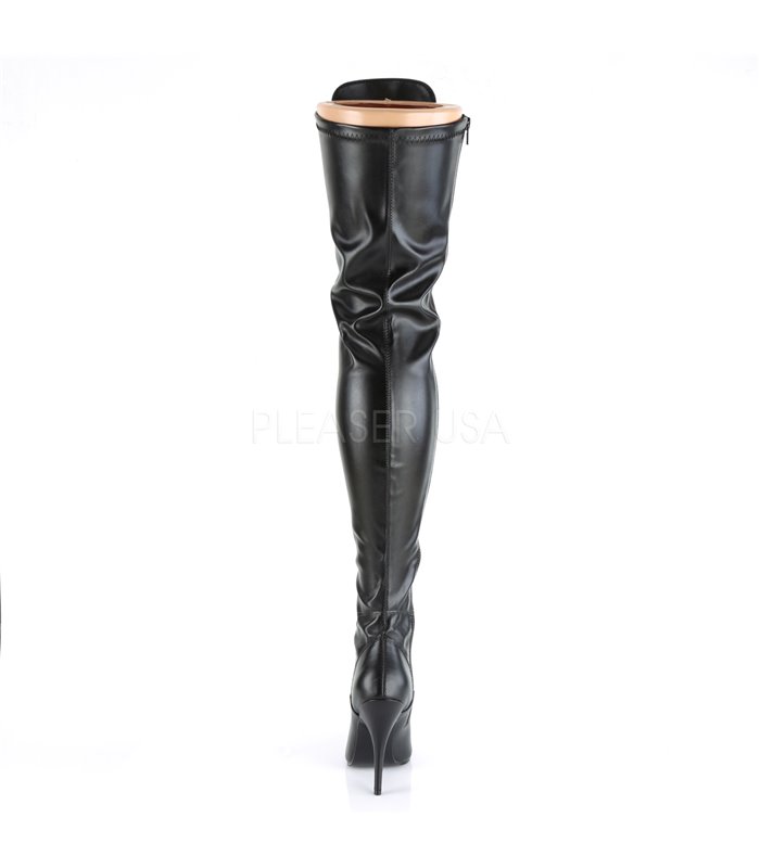 Pleaser Overknee Stiefel SEDUCE-3024 schwarz