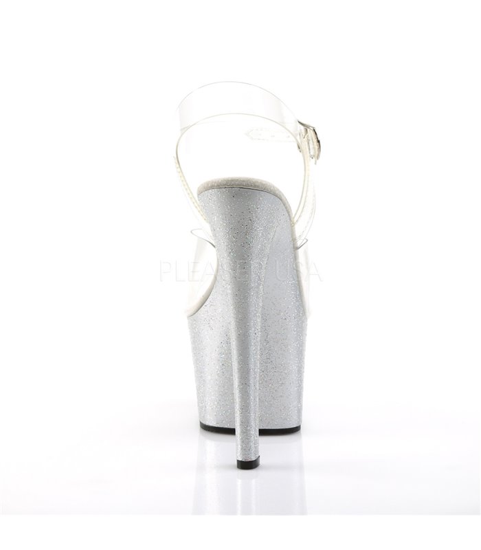 Stiletto High Heels SKY-308MG - Silber