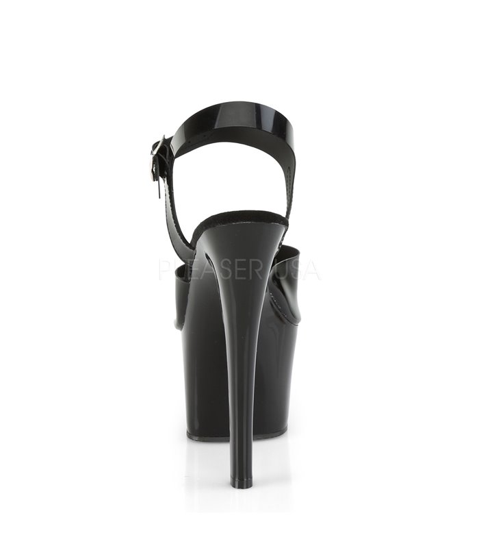 Plateau High Heels SKY-308N - Schwarz