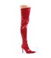 Overknee Stiefel LUST-3000 - Lack Rot