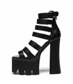 Giaro Plateau Ankle Boots CORE Black Matte