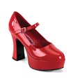 Retro Plateau Pumps MARYJANE-50 - Rot