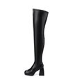 Giaro Overknee Platform Laarzen COSMO Black Matt