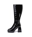 Giaro Plateau Stiefel CORTINA Schwarz Glänzend