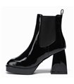 Giaro Ankle Boots CLOAK Black Shiny